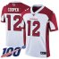 Nike Arizona Cardinals #12 Pharoh Cooper White Mens Stitched NFL 100th Season Vapor Limited Jersey