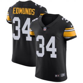 Nike Pittsburgh Steelers #34 Terrell Edmunds Black Alternate Mens Stitched NFL Vapor Untouchable Elite Jersey