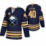 Buffalo Sabres #40 Carter Hutton Mens Navy 50th Anniversary Home Authentic Jersey