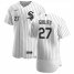 Chicago White Sox #27 Lucas Giolito Mens Nike White Home 2020 Authentic Player MLB Jersey