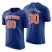 New York Knickss Custom Blue Mens Nike 2021-22 NBA 75th Anniversary Diamond T-Shirt