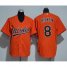 Baltimore Orioles #8 Cal Ripken Orange Cool Base Stitched Youth MLB Jersey