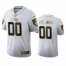 Jacksonville Jaguars Custom Mens Nike White Golden Edition Vapor Limited NFL 100 Jersey