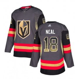 Adidas Vegas Golden Knights #18 James Neal Grey Home Authentic Drift Fashion Stitched NHL Jersey