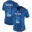 Nike New York Giants #2 Aldrick Rosas Royal Womens Stitched NFL Limited NFC 2019 Pro Bowl Jersey