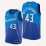 Nike Milwaukee Bucks #43 Thanasis Antetokounmpo Womens 2021 NBA Finals Champions City Edition Jersey Blue Womens