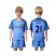 Manchester City #21 Silva Home Kid Soccer Club Jersey