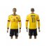 Colombia #11 Quintero Home Long Sleeves Soccer Country Jersey