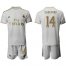 Real Madrid #14 Casemiro White Home Soccer Club Jersey