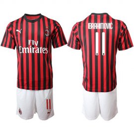 AC Milan #11 Brahimovic Home Soccer Club Jersey