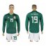 Mexico #19 O.PERALTA Home 2018 FIFA World Cup Long Sleeve Soccer Jersey