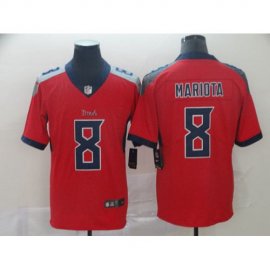 Nike Tennessee Titans #8 Marcus Mariota Red Mens Stitched NFL Limited Inverted Legend Jersey