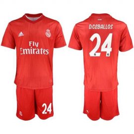 Real Madrid #24 D.Ceballos Third Soccer Club Jersey