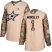 Adidas Dallas Stars #1 Gump Worsley Camo Authentic 2017 Veterans Day Stitched NHL Jersey