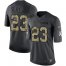 Nike Detroit Lions #23 Darius Slay Jr Black Mens Stitched NFL Limited 2016 Salute To Service Jersey
