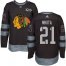 Adidas Chicago Blackhawks #21 Stan Mikita Black 1917-2017 100th Anniversary Stitched NHL Jersey