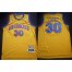 Golden State Warriors 30 Stephen Curry Throwback Hardwood Classics Revolution 30 Swingman Yellow NBA Jerseys Cheap