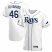 Tampa Bay Rays #46 Jose Alvarado Mens Nike White Home 2020 World Series Bound Authentic Player MLB Jersey