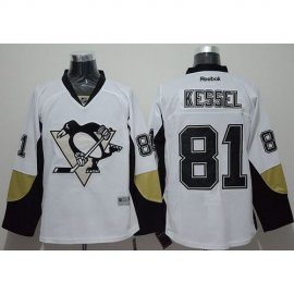 Pittsburgh Penguins #81 Phil Kessel White Away Stitched NHL Jersey