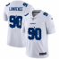 Dallas Cowboys #90 Demarcus Lawrence White Mens Nike Team Logo Dual Overlap Limited NFL Jersey