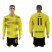 Dortmund #11 Reus Home Long Sleeves Soccer Club Jersey
