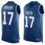 Nike Indianapolis Colts #17 Philip Rivers Royal Blue Team Color Mens Stitched NFL Limited Tank Top Jersey