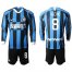 Inter Milan #8 Vecino Home Long Sleeves Soccer Club Jersey