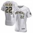 Milwaukee Brewers Christian Yelich Mens Nike White Home 2020 Authentic Player MLB Jersey