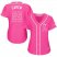 Los Angeles Angels #29 Rod Carew Pink Fashion Womens Stitched MLB Jersey