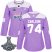 Adidas Washington Capitals #74 John Carlson Purple Authentic Fights Cancer Stanley Cup Final Champions Womens Stitched NHL Jersey