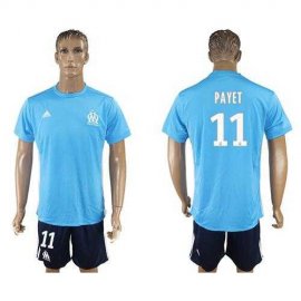 Marseille #11 Payet Away Soccer Club Jersey
