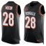 Nike Cincinnati Bengals #28 Joe Mixon Black Team Color Mens Stitched NFL Limited Tank Top Jersey
