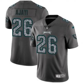 Nike Philadelphia Eagles #26 Jay Ajayi Gray Static Mens Stitched NFL Vapor Untouchable Limited Jersey