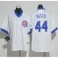 Chicago Cubs #44 Anthony Rizzo White(Blue Strip) Cooperstown Stitched Youth MLB Jersey