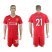 Liverpool #21 Lucas Red Home Soccer Club Jersey
