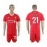 Liverpool #21 Lucas Red Home Soccer Club Jersey