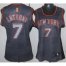 Cheap Women New York Knicks 7 Carmelo Anthony Black Rhythm Fashion Revolution 30 Swingman NBA Jerseys