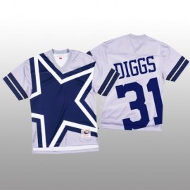 NFL Dallas Cowboys #31 Trevon Diggs White Mens Mitchell & Nell Big Face Fashion Limited NFL Jersey