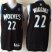 Minnesota Timberwolves 22 Andrew Wiggins Black Revolution 30 Swingman NBA Jerseys