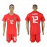 Argentina #12 GUZMAN Red Goalkeeper 2018 FIFA World Cup Soccer Jersey