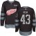 Adidas Detroit Red Wings #43 Darren Helm Black 1917-2017 100th Anniversary Stitched NHL Jersey