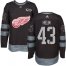 Adidas Detroit Red Wings #43 Darren Helm Black 1917-2017 100th Anniversary Stitched NHL Jersey