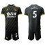 Wolves #5 Bennett Away Soccer Club Jersey