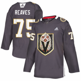 Vegas Golden Knights #75 Ryan Reaves Mens Grey Adidas Latino Heritage Night Stitched NHL Jersey