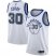 Mens Nike Golden State Warriors #30 Stephen Curry White Throwback NBA Swingman Hardwood Classics Jersey