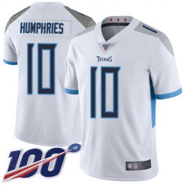 Nike Tennessee Titans #10 Adam Humphries White Mens Stitched NFL 100th Season Vapor Limited Jersey
