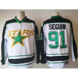 Adidas Dallas Stars #91 Tyler Seguin White Road Authentic Stitched NHL Jersey