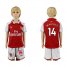 Arsenal #14 Walcott Home Kid Soccer Club Jersey