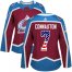 Adidas Colorado Avalanche #7 Kevin Connauton Burgundy Home Authentic USA Flag Womens Stitched NHL Jersey
