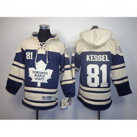Toronto Maple Leafs #81 Phil Kessel Blue Sawyer Hooded Sweatshirt Stitched Youth NHL Jersey